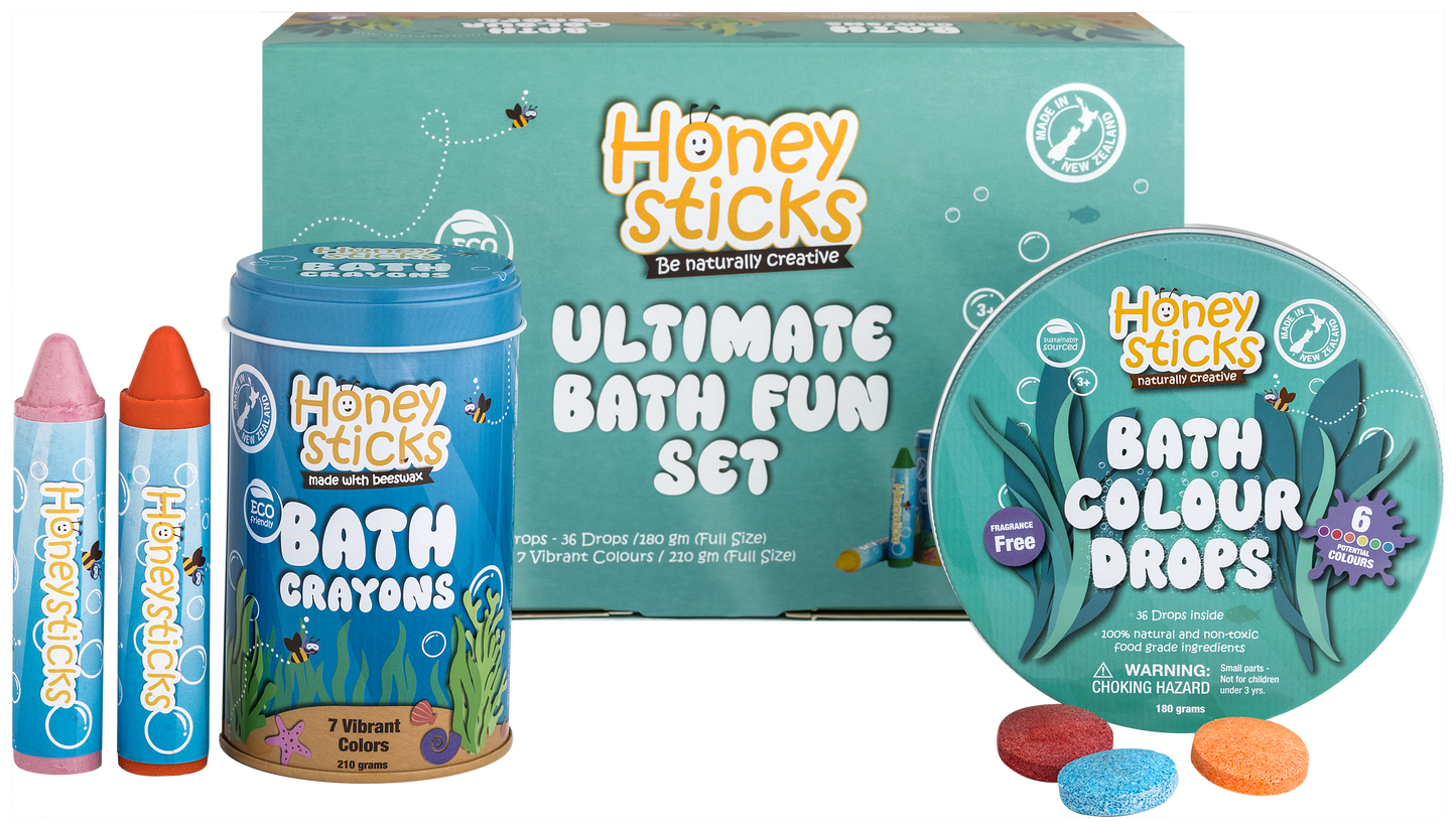 Ultimate Bath Fun Set by Honeysticks USA