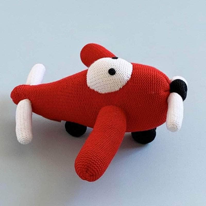 Organic Baby Gift Set - Newborn Rattle Toys | Car, Plane & Truck by Estella