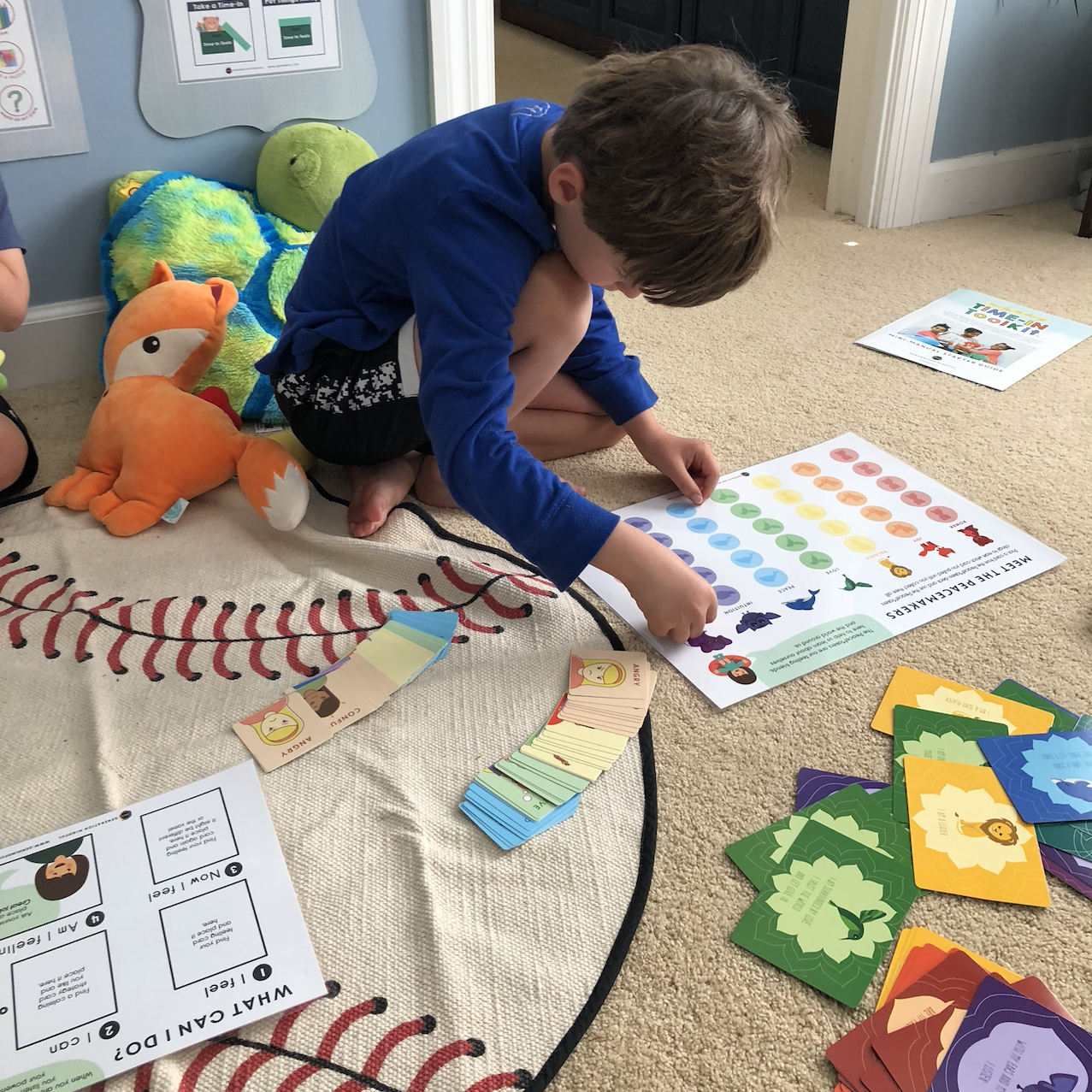 Time-In Activity Mat & Card Set by Generation Mindful