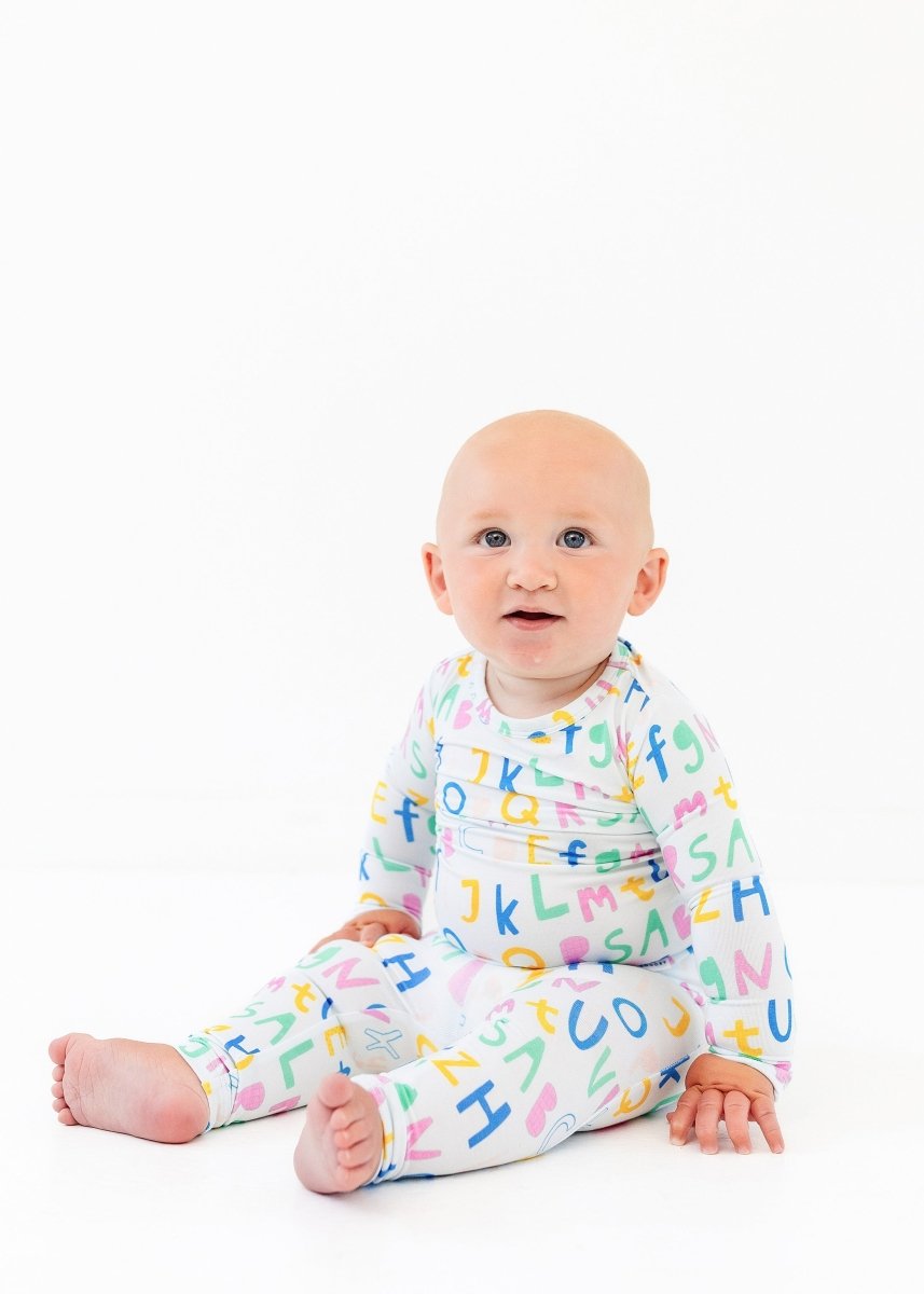 Alphabet Pajama Set by Loocsy - Mothership Milk