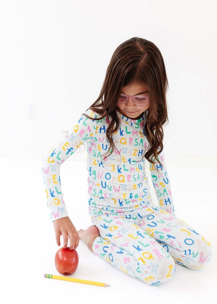 Alphabet Pajama Set by Loocsy - Mothership Milk