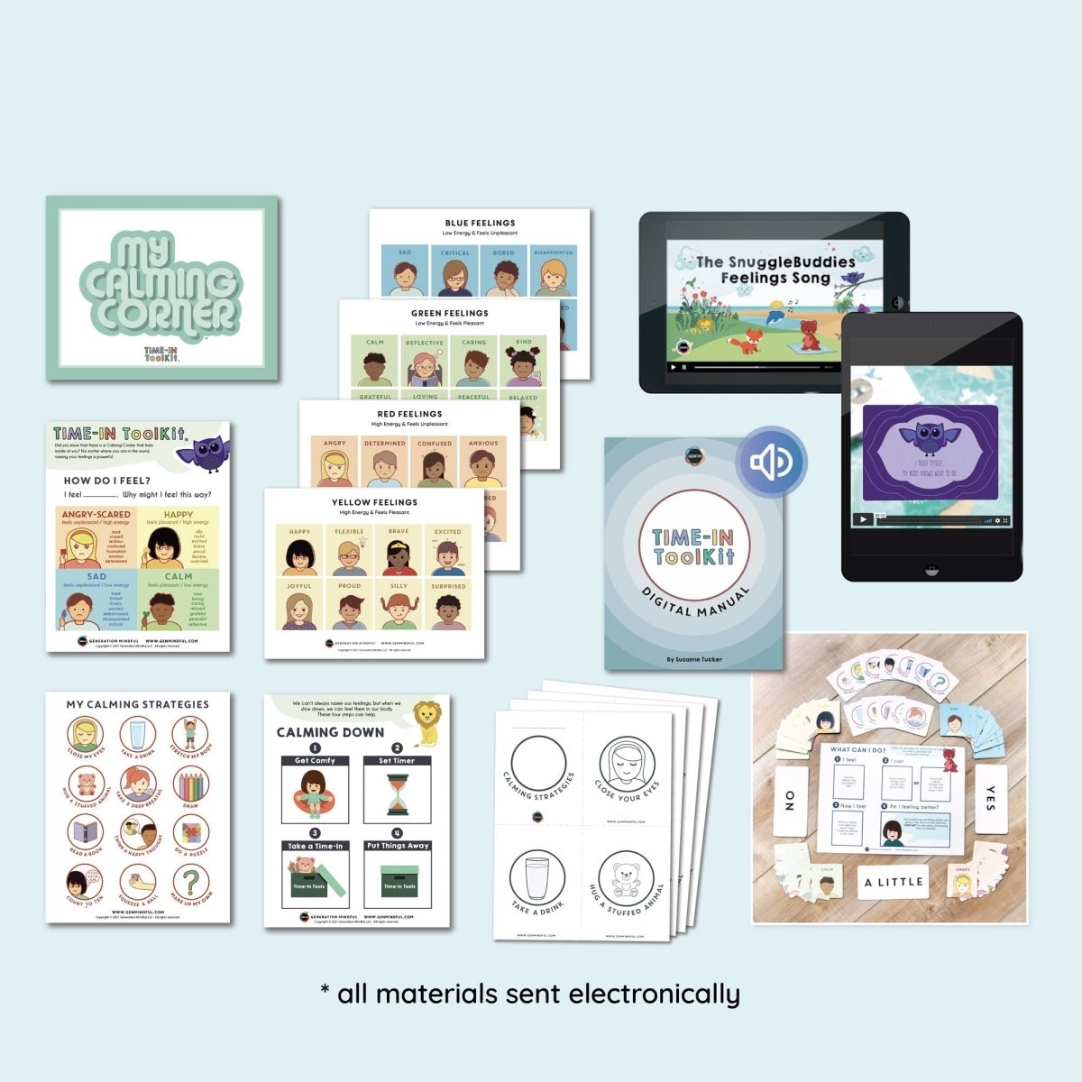 Digital Calming Corner & Time-In ToolKit Bundle ($49) by Generation Mindful - Mothership Milk