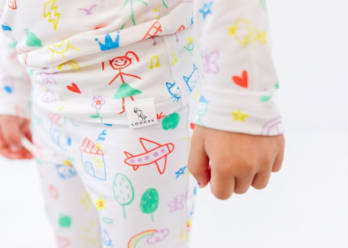 Doodles Pajama Set by Loocsy - Mothership Milk