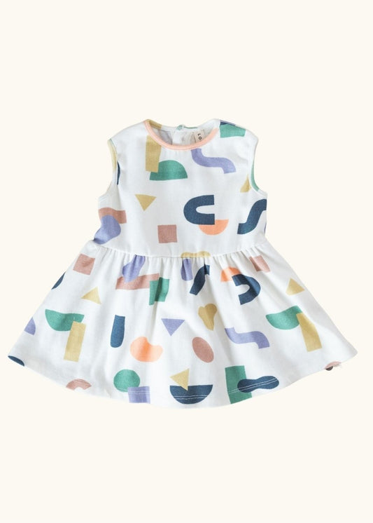 Geometric Sleeveless Dress by Loocsy - Mothership Milk